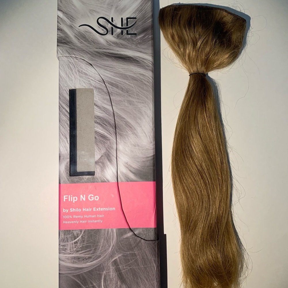 SHE Flip N Go hair extension. Remy Human Hair